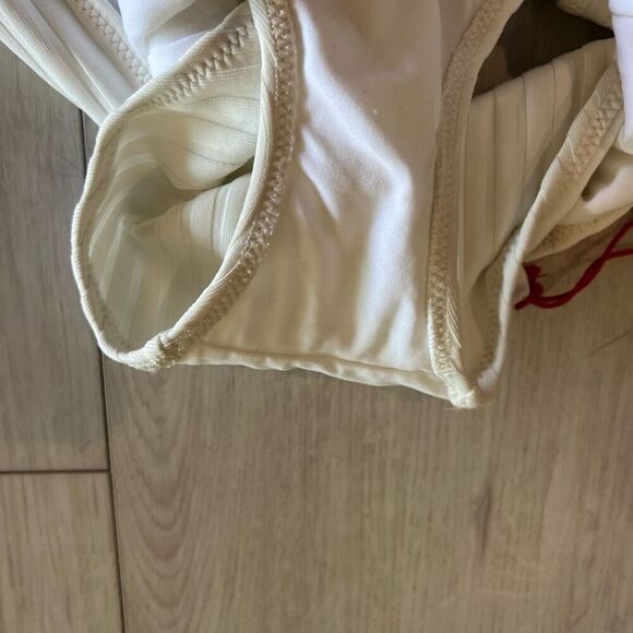 Solid & Striped THE ANNEMARIE- SOLID RIB CREAM swimsuit size s - Picture 8 of 9